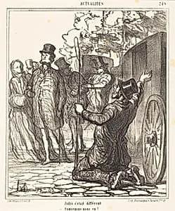 Jadis c'était différent by Honoré Daumier