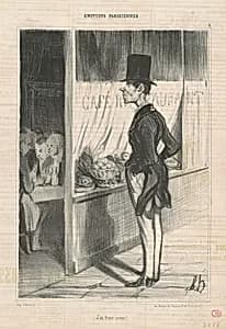 J'ai trois sous by Honoré Daumier