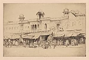 Jaipur, Evening, No. 2 by Ernest Lumsden