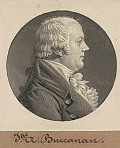 James A. Buchanan by Charles B. J. Févret de Saint-Mémin