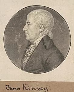 James Kinsey by Charles B. J. Févret de Saint-Mémin
