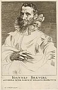 Jan Bruegel the Elder by Sir Anthony van Dyck