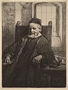 Jan Lutma by Rembrandt van Rijn