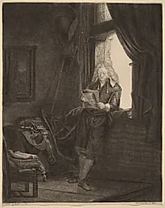 Jan Six by Rembrandt van Rijn