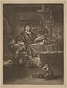 Jan Uytenbogaert by Jan van der Bruggen after Rembrandt van Rijn