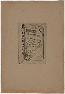 Japonisme by Félix-Hilaire Buhot