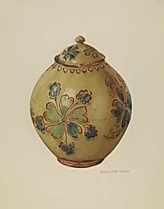 Jar with Cover by Charlotte Angus