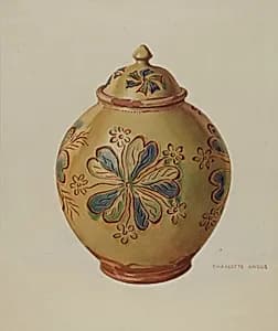 Jar with Cover by Charlotte Angus
