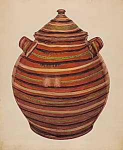 Jar with Cover by Alvin Shiren