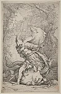 Jason and the Dragon by Salvator Rosa