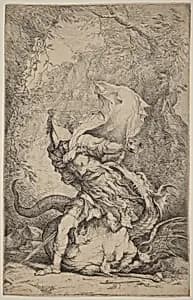 Jason and the Dragon by Salvator Rosa