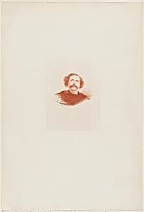 J.Barbey d'Aurevilly by Paul Adolphe Rajon