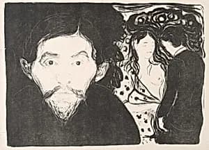 Jealousy I (Sjalusi I) by Edvard Munch