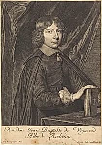 Jean Baptiste Amidor Vignerod by Jean Morin after Philippe de Champaigne