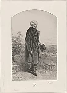 Jean Baptiste Isabey by Paul Gavarni