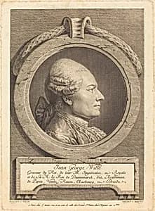 Jean George Wille by Pierre-Charles Ingouf after Pierre Alexandre Wille