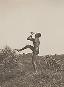 Jeno Kertész as Satyr by André Kertész