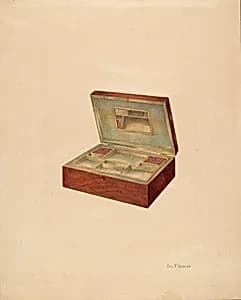 Jewelry or Sewing Box by George V. Vezolles