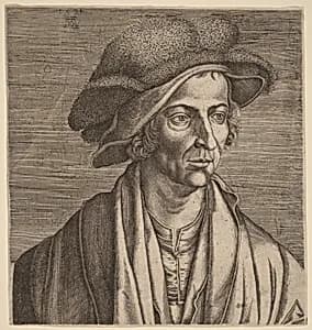 Joachim Patinir by Netherlandish 16th Century or Attributed to Cornelis Cort after Albrecht Dürer