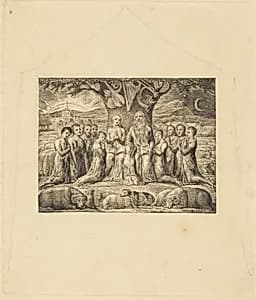 Job and His Family by William Blake