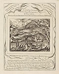 Job's Evil Dreams by William Blake