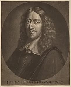 Johan de Wit by Abraham Blooteling after Pieter van der Banck