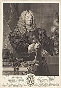 Portrait of Johann Georg Wille after Carlo Francesco Rusca, Cavalier