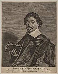 Johannes Hoornbeeck by Jonas Suyderhoff, after Frans Hals