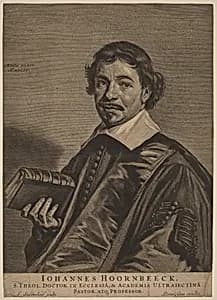 Johannes Hoornbeeck by Jonas Suyderhoff, after Frans Hals