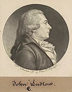 John Crooke Ludlow by Charles B. J. Févret de Saint-Mémin