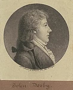 John Derby by Charles B. J. Févret de Saint-Mémin