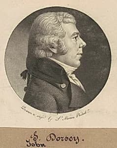 John Dorsey by Charles B. J. Févret de Saint-Mémin