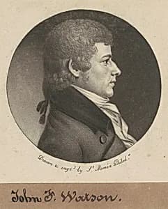 John Fanning Watson by Charles B. J. Févret de Saint-Mémin