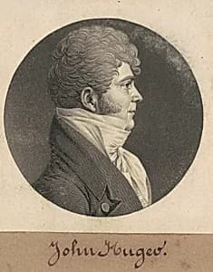 John Huger by Charles B. J. Févret de Saint-Mémin
