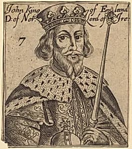 John, King of England by British 17th Century