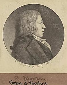 John Leake Norton by Charles B. J. Févret de Saint-Mémin
