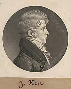 John Leeds Kerr by Charles B. J. Févret de Saint-Mémin