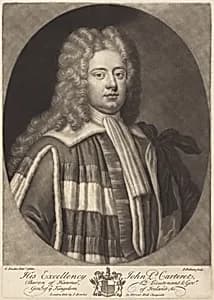 John, Lord Carteret by Peter Pelham after Sir Godfrey Kneller