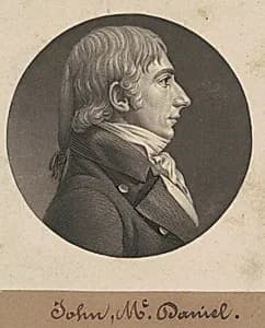 John McDaniel by Charles B. J. Févret de Saint-Mémin