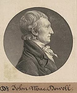 John McDowell by Charles B. J. Févret de Saint-Mémin