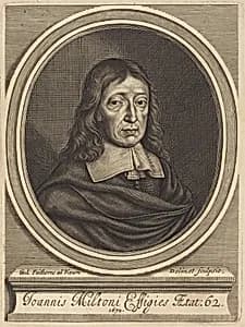 John Milton by William Faithorne