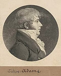 John Strong Adams by Charles B. J. Févret de Saint-Mémin