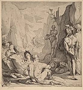John the Baptist, Preaching by Gerrit Pietersz Sweelinck