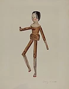 Jointed Dutch Doll by Beverly Chichester