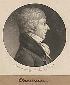 Joseph Anthony Chaveau by Charles B. J. Févret de Saint-Mémin