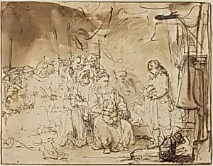 Joseph Recounting His Dreams by Rembrandt van Rijn