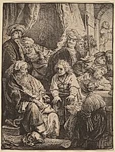 Joseph Telling His Dreams by Rembrandt van Rijn