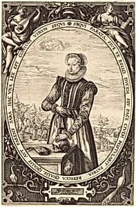 Josina Hamels by Hendrik Goltzius