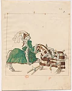 Joust of Peace in Leg Armor by German 16th Century