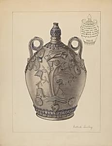 Jug with Stopper by Gertrude Lemberg